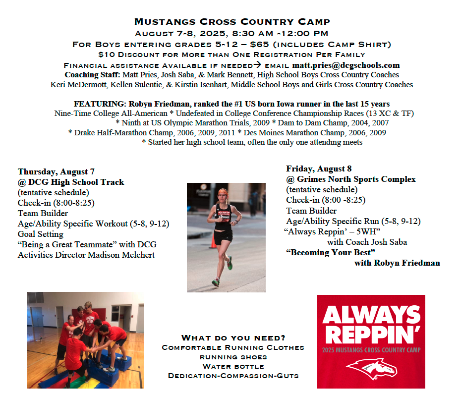DCG Cross Country Camp